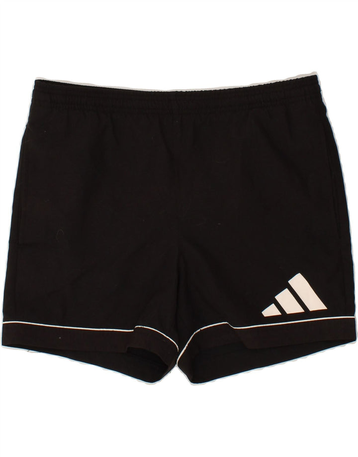 ADIDAS Boys Sport Shorts 15-16 Years Black Polyester Vintage Adidas and Second-Hand Adidas from Messina Hembry 