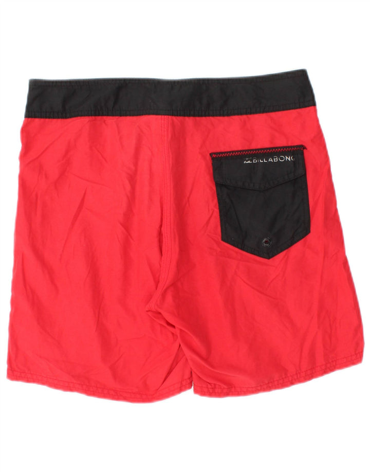 BILLABONG Badeshorts til mænd Medium Rød Colourblock Polyester Beach
