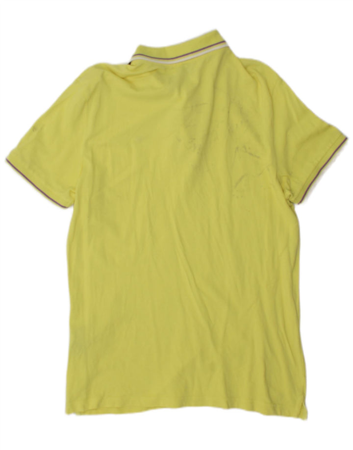 Diadora herre poloshirt stor gul bomuld