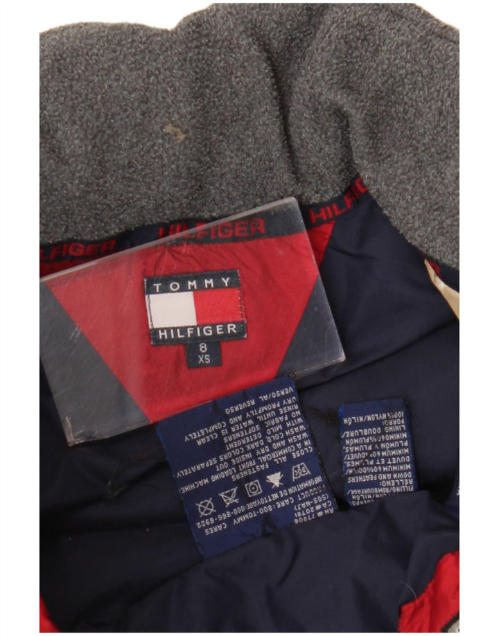 Tommy Hilfiger drenge polstret jakke 7-8 år XS Beige nylon