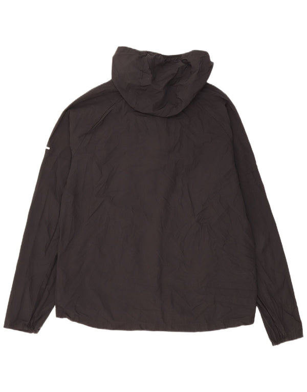 Nike Dame Løbe Hætte Træningsdragt Topjakke UK 14 Medium Sort