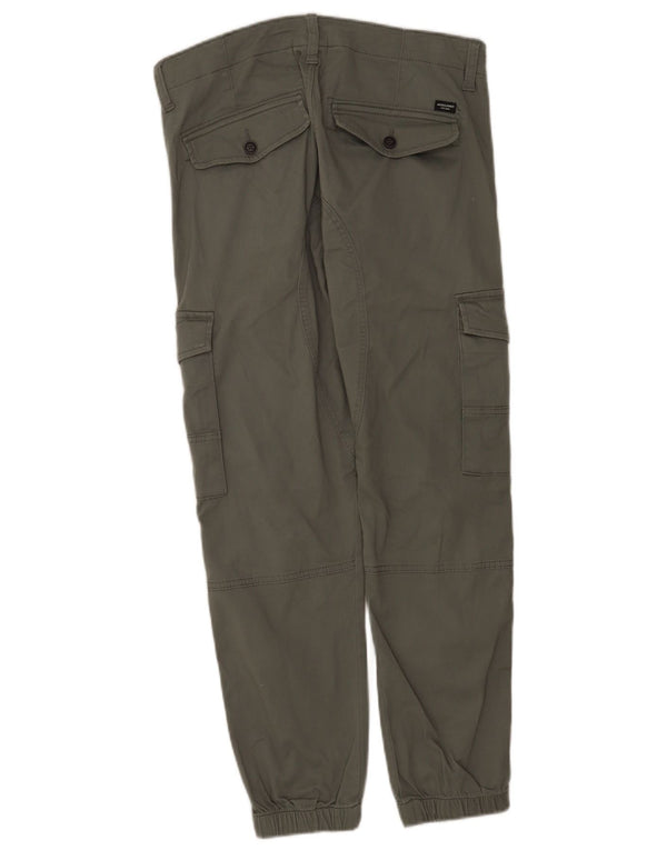 Jack & Jones Herre Tapered Cargo Bukser W31 L30 Khaki Bomuld