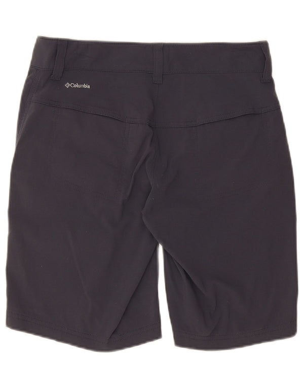 Columbia Womens Hiking Bermuda Shorts US 2 XS W28 Navy Blue Nylon