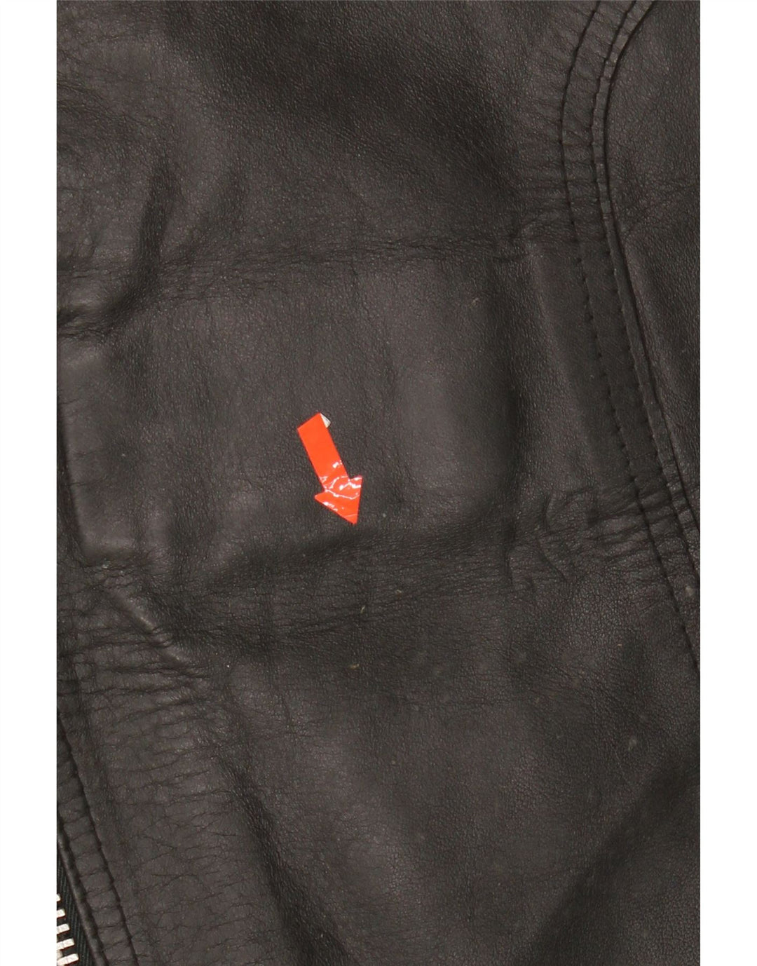 VINTAGE Womens Crop Leather Gilet IT 54 4XL Black Leather Vintage Vintage and Second-Hand Vintage from Messina Hembry 