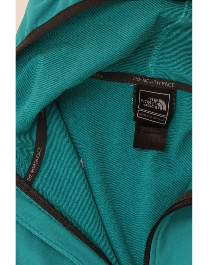 THE NORTH FACE Træningsdragt med hætte til kvinder, topjakke UK 12 Medium Turkis