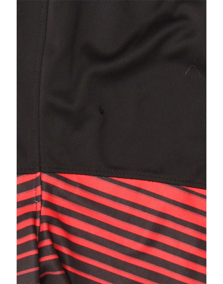 Nike Herre Dri Fit grafiske sportsshorts store sortstribede polyester