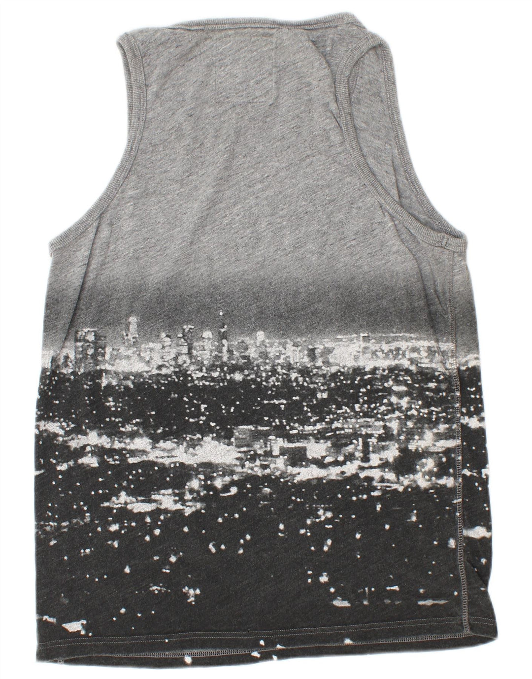 SUPERDRY Herre grafisk vest Top Stor grå farveblok