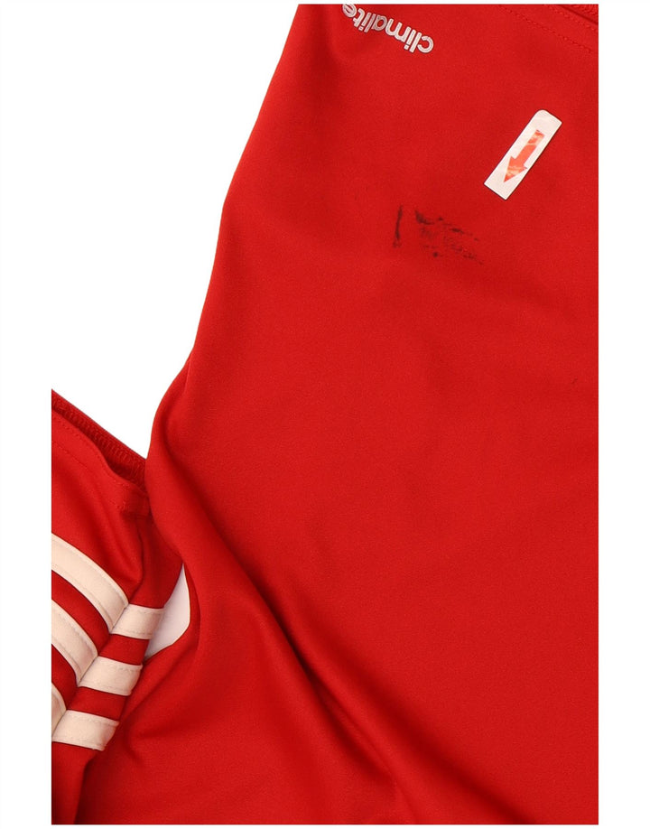 Adidas Herre Climalite T-Shirt Top XL Rød Polyester