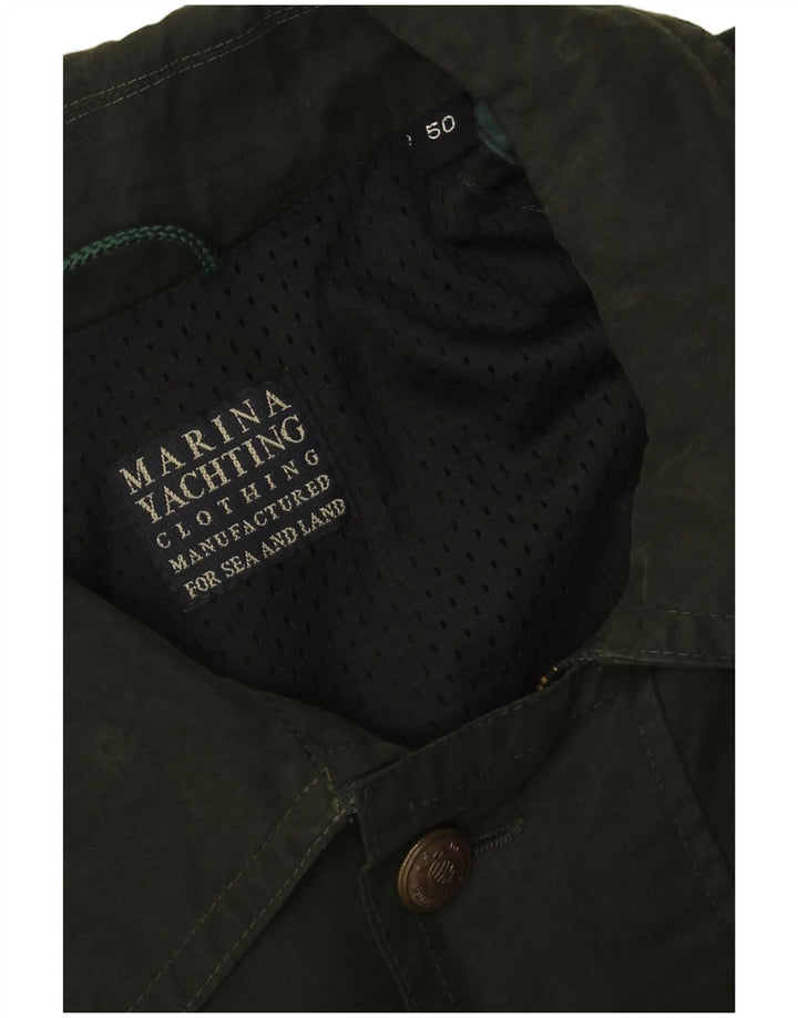 Marina Yachting Herre Utility Jacket IT 50 Large Green Cotton
