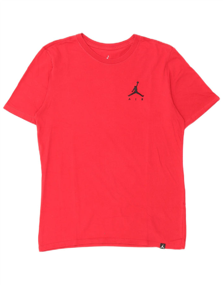 Jordan Herre T-Shirt Top Medium Rød