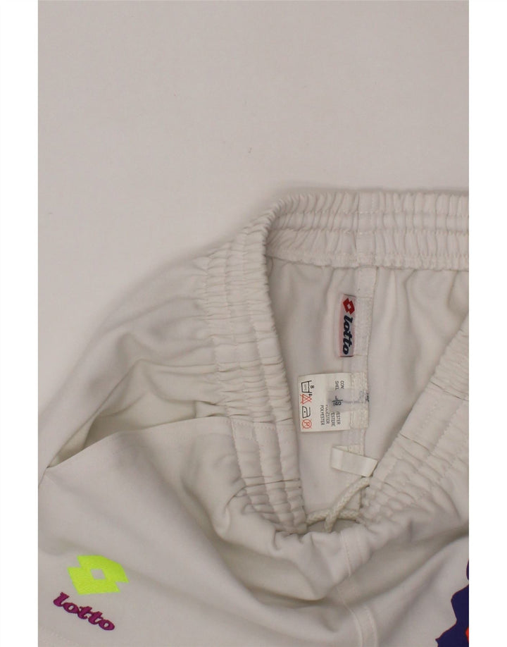 LOTTO Piger Grafiske Sportsshorts 9-10 År Stor Hvid Polyester