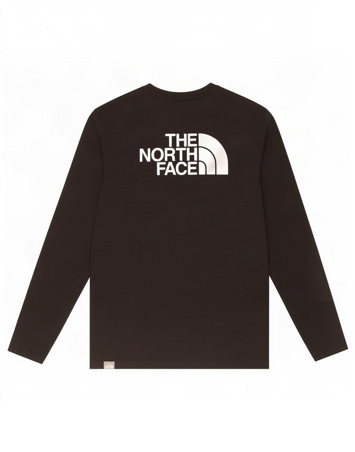 The North Face Herre Grafisk Top Langærmet Lille Sort Bomuld