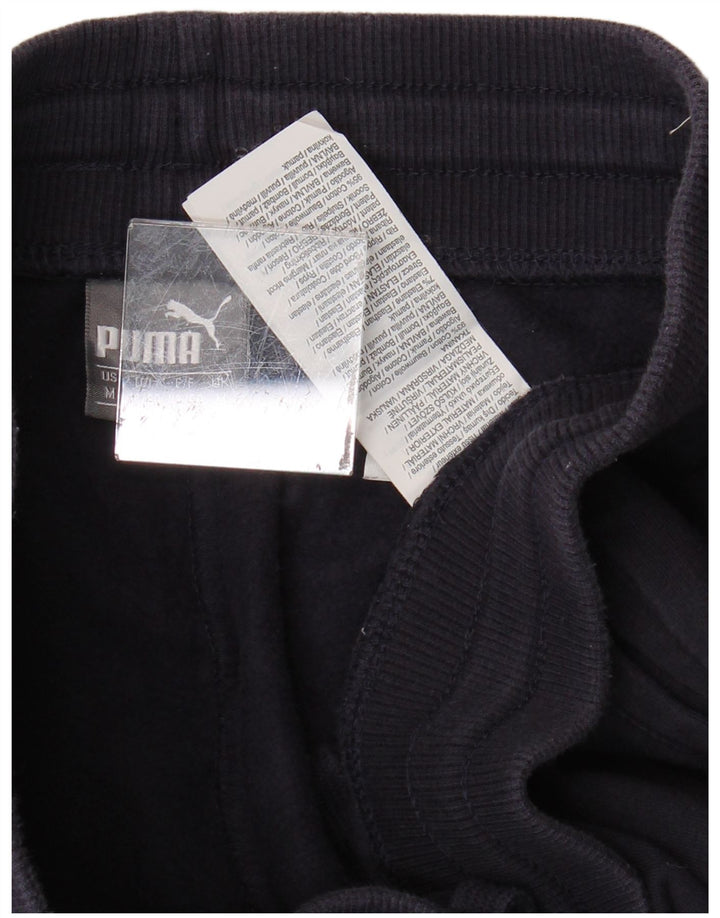 PUMA Mens Tracksuit Trousers Joggers Medium  Navy Blue Cotton