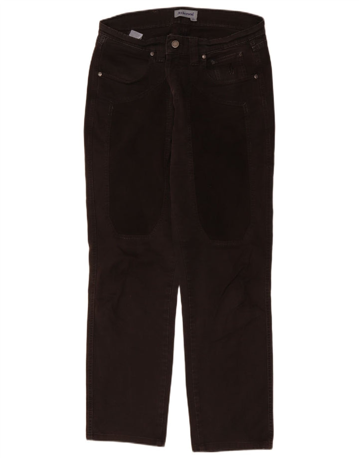 Jeckerson lige jeans til kvinder W32 L29 sort bomuld