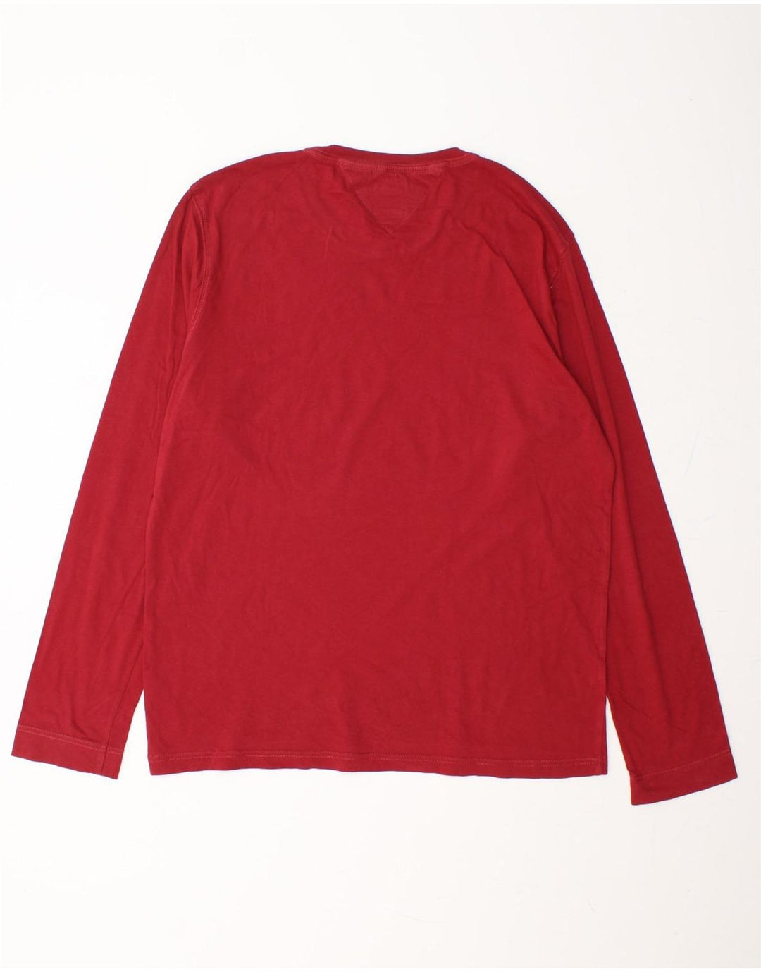 TOMMY HILFIGER Mens Graphic Top Long Sleeve Large Red Cotton Vintage Tommy Hilfiger and Second-Hand Tommy Hilfiger from Messina Hembry 