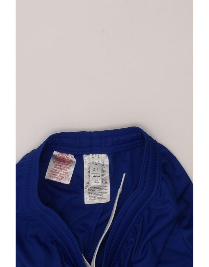 ADIDAS Boys Aeroready Sport Shorts 13-14 Years  Blue Polyester Vintage Adidas and Second-Hand Adidas from Messina Hembry 