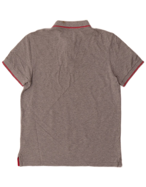 Joules Herre Slim Fit Polo Shirt Medium Grey Bomuld