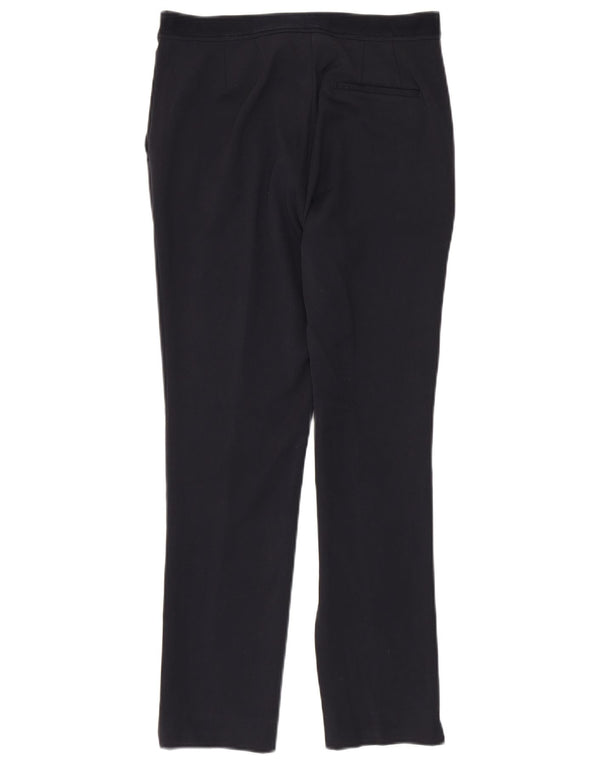 Marks & Spencer Dame Slim Casual Bukser UK 10 Small W28 L28 Navy Blue