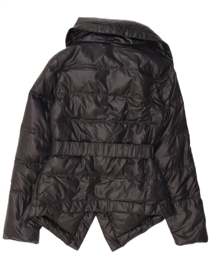 Pinko polstret jakke til kvinder UK 10 Lille sort polyester