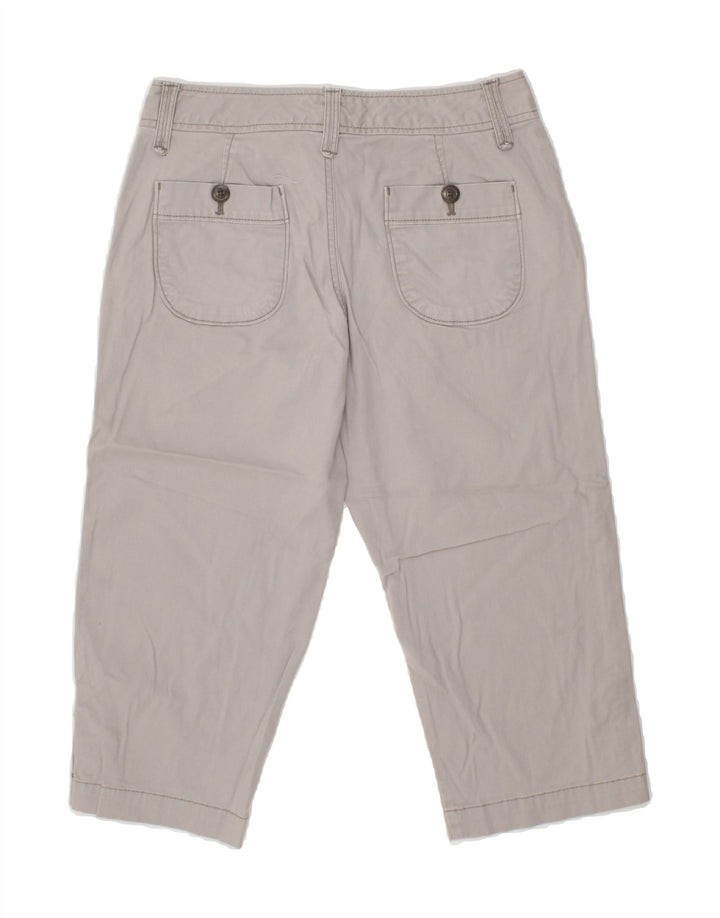 EDDIE BAUER Womens Capri Trousers US 4 Small W28 L20 Grey Cotton Vintage Eddie Bauer and Second-Hand Eddie Bauer from Messina Hembry 