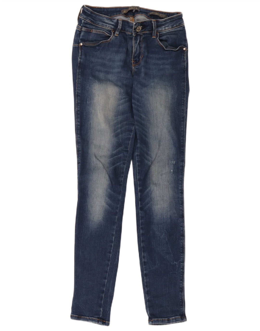 Guess Womens Curve X Skinny Jeans W25 L29 Blå
