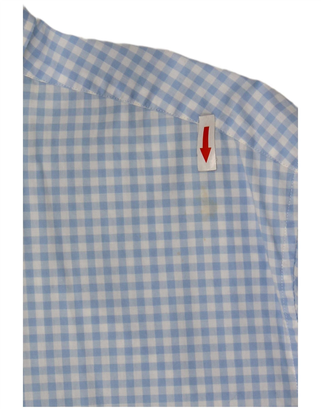Gant Herre Regular Fit Skjorte Størrelse 45/46 18 2XL Blå Gingham Bomuld