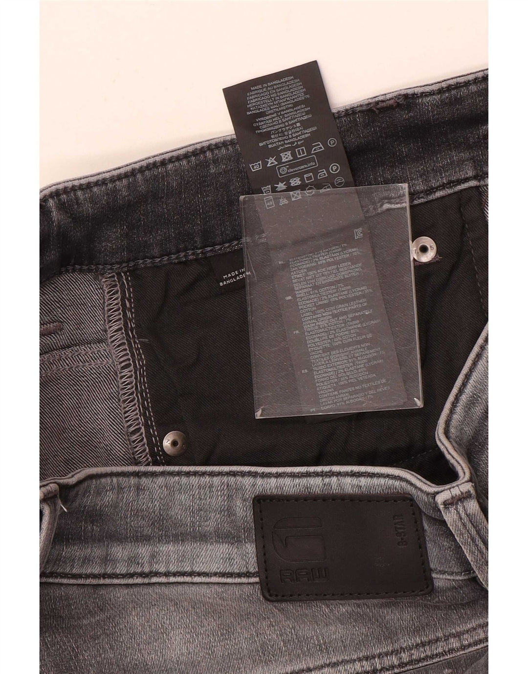 G-Star Slim denimshorts til mænd W30 mellemgrå