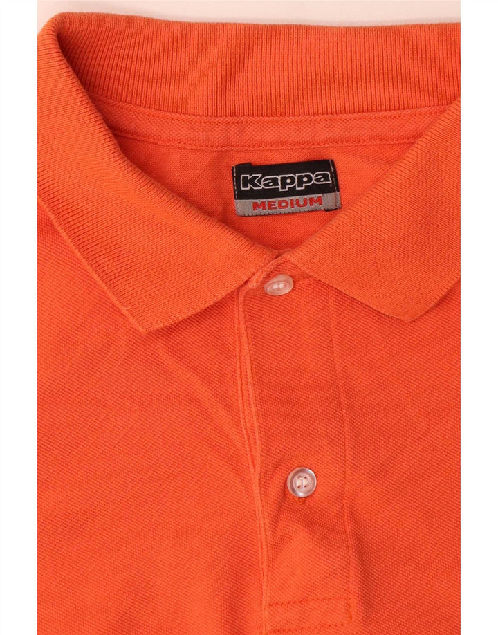 Kappa herre poloshirt Medium orange bomuld