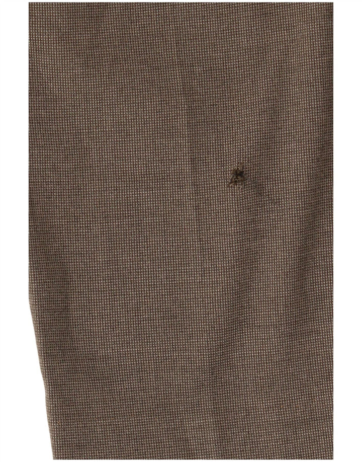 Marks & Spencer Herre Slim Fit Casual Bukser W36 L29 Brun Polyester