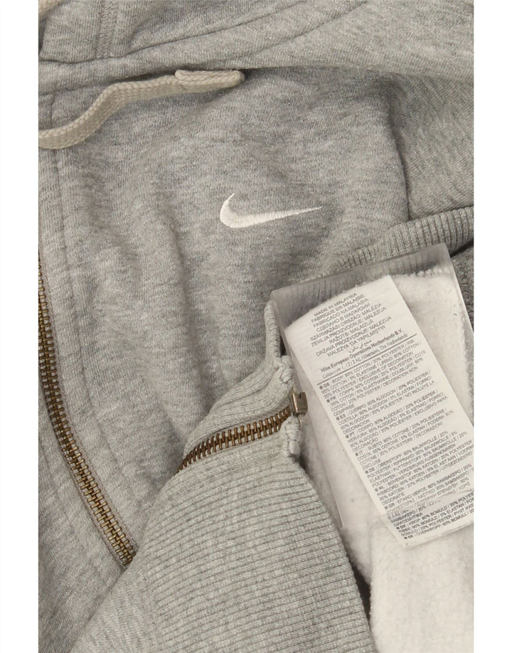 Nike hættetrøje med lynlås til mænd Medium Grey Flecked Bomuld