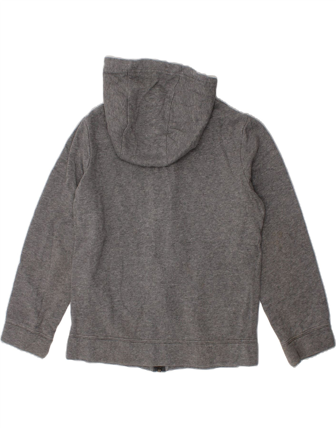 NIKE Boys Zip Hoodie Sweater 8-9 Years Small  Grey Cotton Vintage Nike and Second-Hand Nike from Messina Hembry 