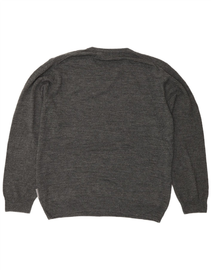 French Connection Herre Crew Neck Jumper Sweater XL Grå Akryl