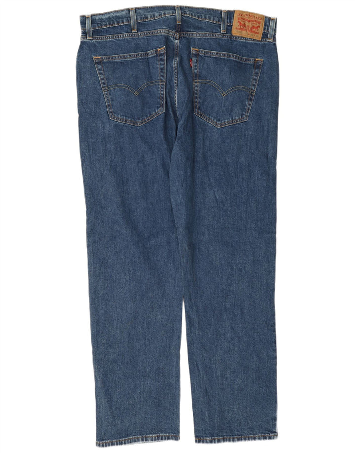 Levi's Herre 505 Straight Jeans W40 L32 Blå Bomuld