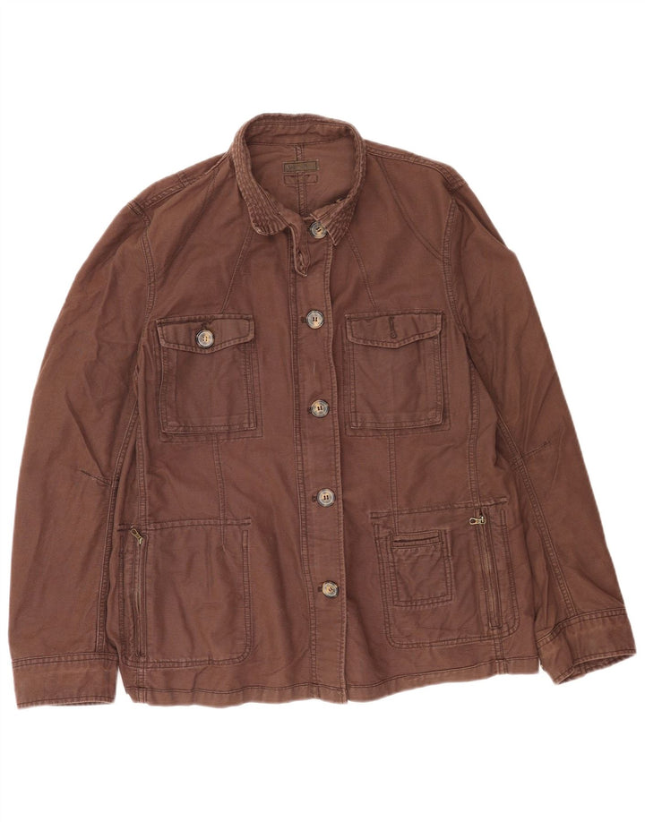 Marlboro Classics Vendbar Utility-jakke til kvinder EU 50 3XL Brun Bomuld
