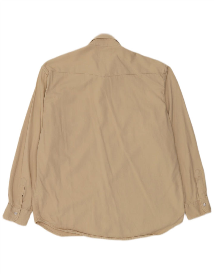 Carrera herreskjorte stor beige bomuld