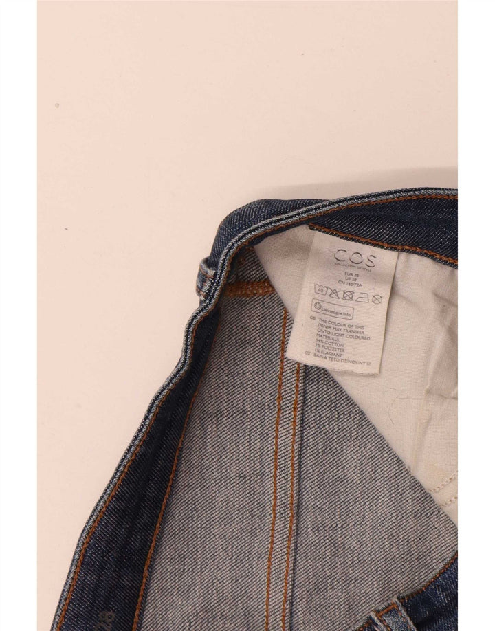 Cos Dame Slim Jeans W28 L29 Blå Bomuld