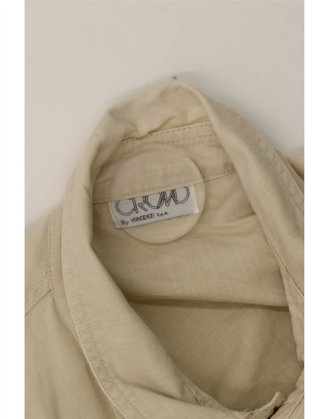 Vintage Kvinder Utility Jacket UK 16 Large Beige