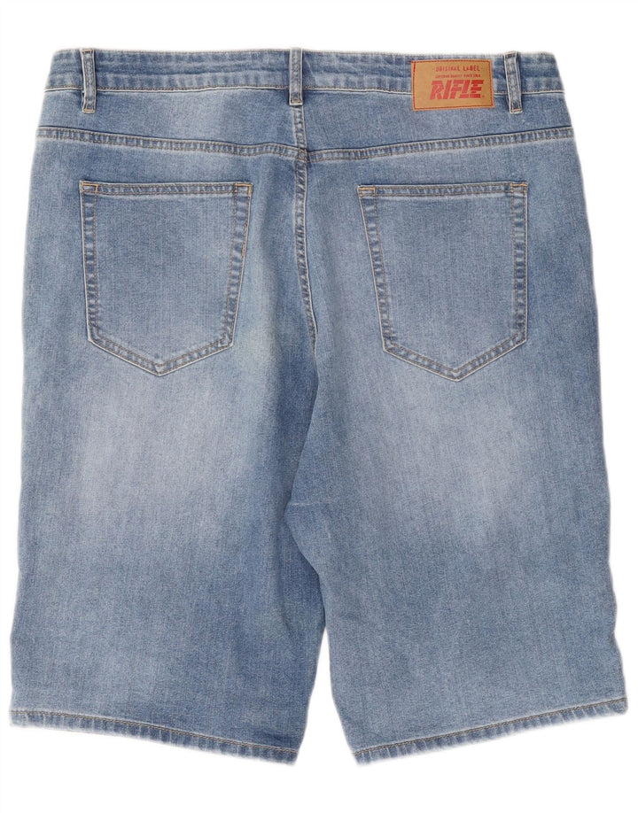 Rifle Herre Denim Shorts IT 52 XL W38 Blå Bomuld