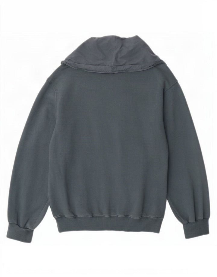 Zara Dame Oversized Sweatshirt Jumper UK 14 Medium Grey Bomuld
