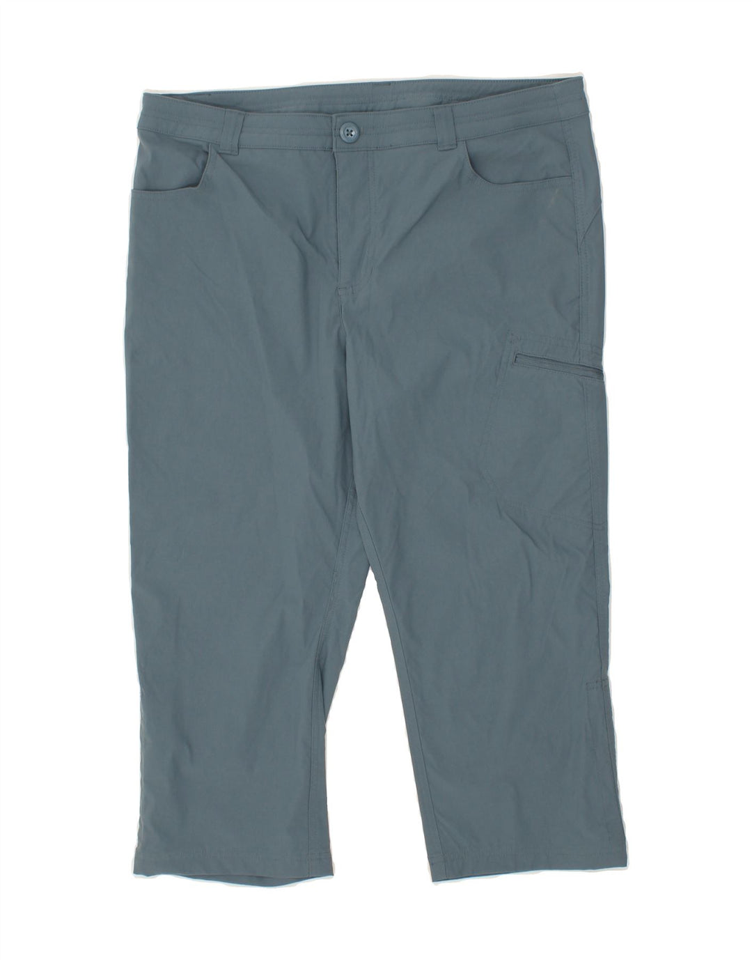 EDDIE BAUER Dame Capri Cargo Bukser US 12 Large W36 L21 Blå Nylon