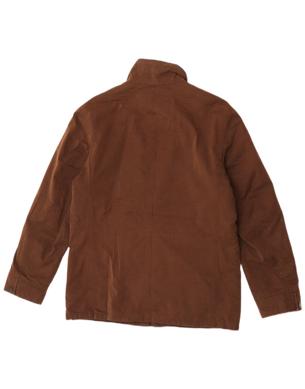 Marks & Spencer Herre Utility Jacket UK 38 Medium Brown Bomuld