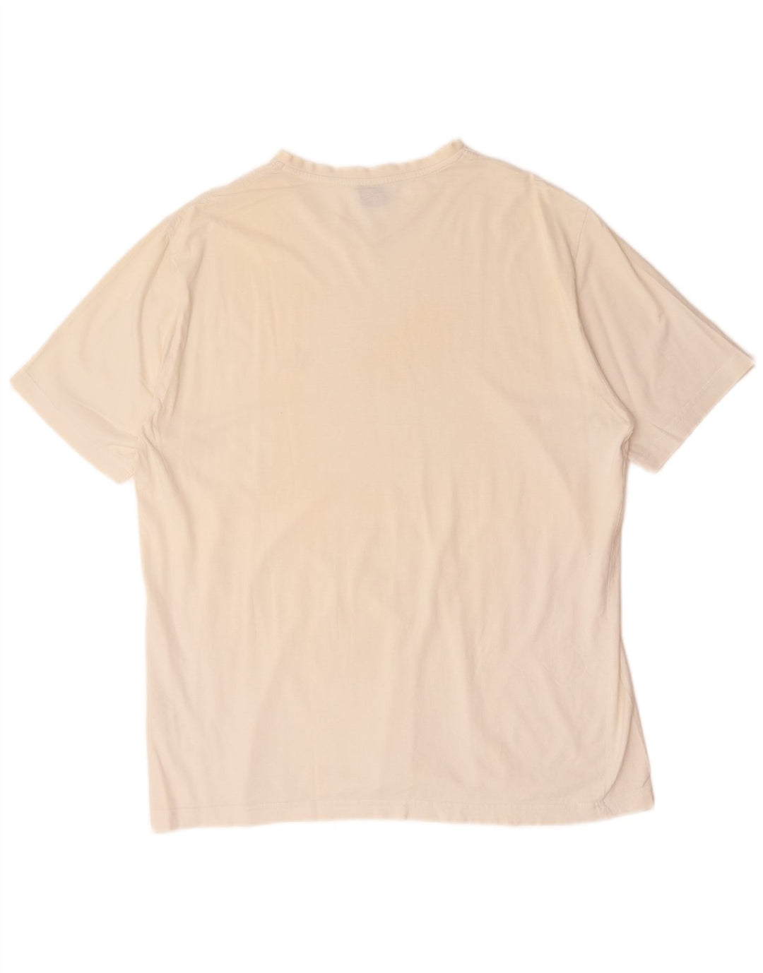 Hugo Boss Herre T-Shirt Top XL Hvid Bomuld