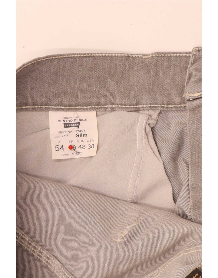 Carrera Mens 717 Slim Jeans W38 L33 Grå Bomuld