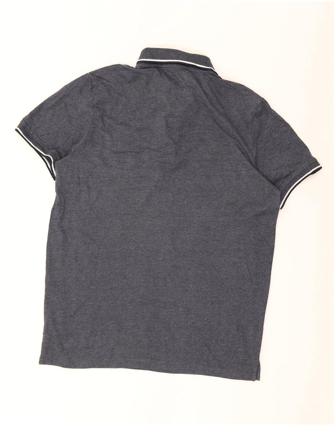 JACK & JONES Poloskjorte til mænd, stor gråstribet bomuld