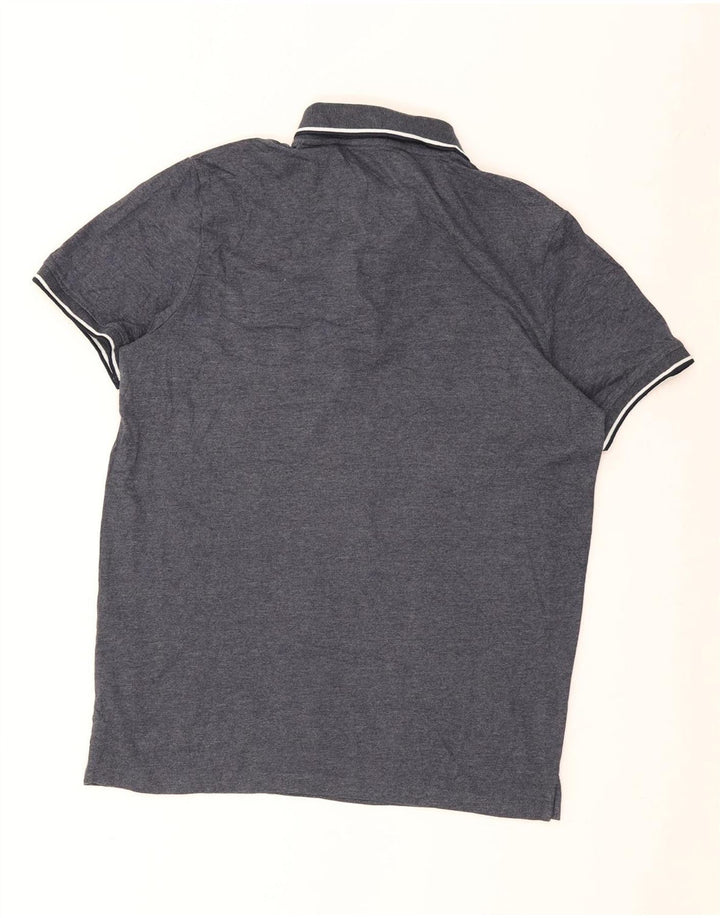 JACK & JONES Poloskjorte til mænd, stor gråstribet bomuld