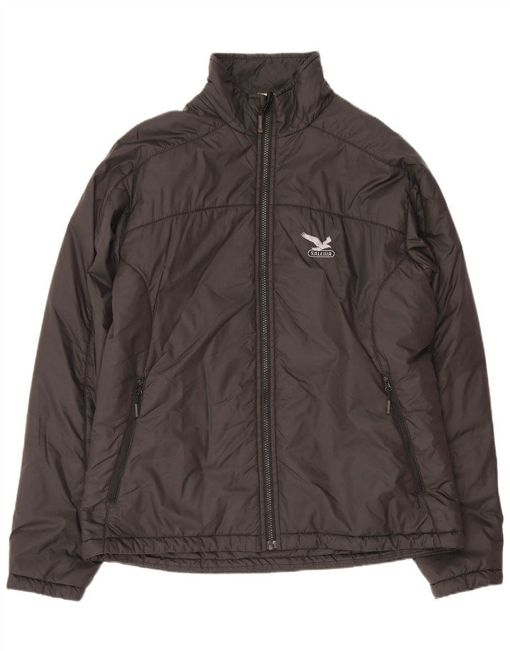 SALEWA Herre Liner Polstret Jakke EU 48 Medium Sort Polyamid Sports
