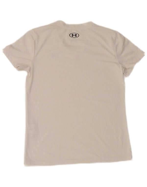 Under Armour Herre T-Shirt Top XS Hvid Polyester