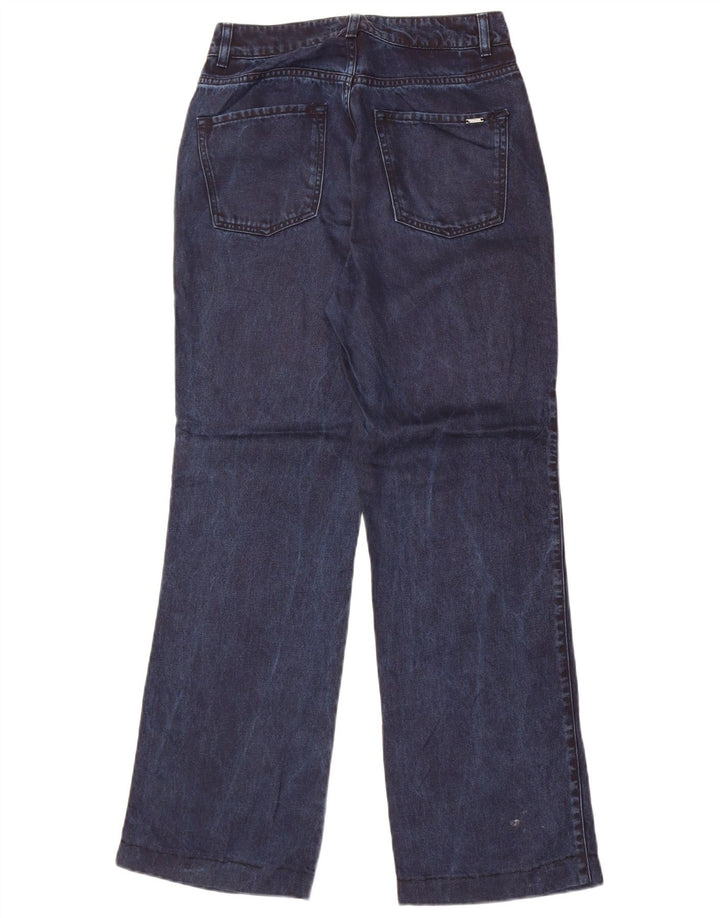 Massimo Dutti Dame Bootcut Jeans EU 36 XS W26 L29 Navy Blue Lyocell