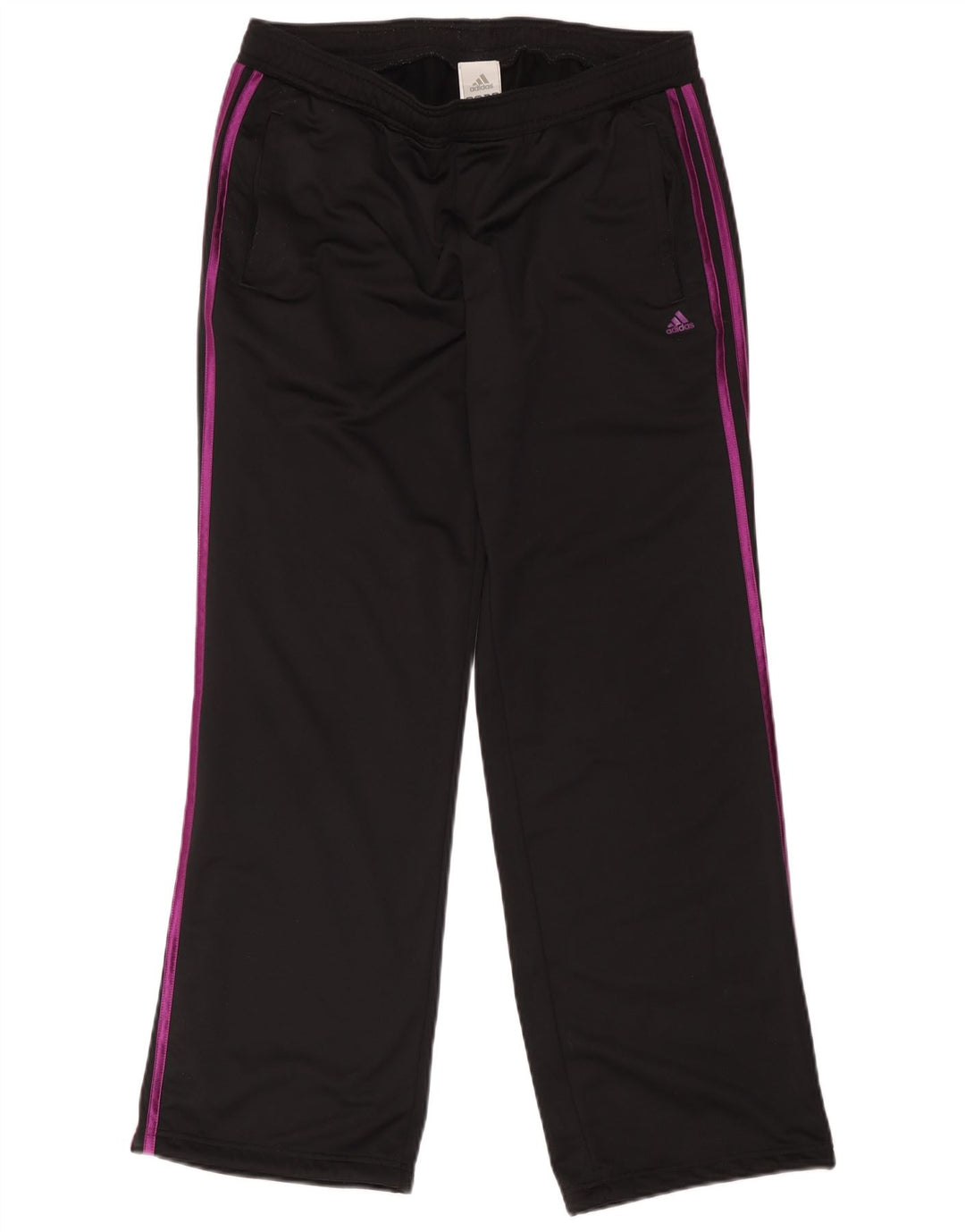 Adidas Træningsdragtsbukser til kvinder UK 12/14 Medium Sort Polyester