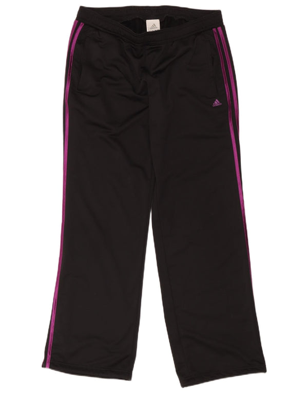 Adidas Træningsdragtsbukser til kvinder UK 12/14 Medium Sort Polyester